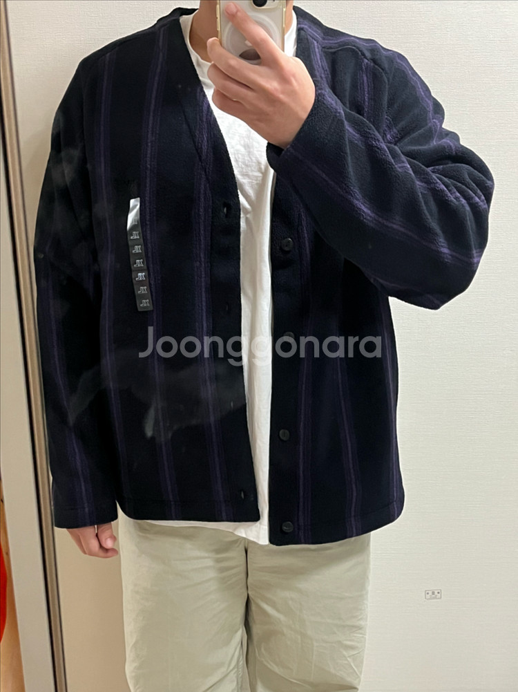 니트 가디건 유니클로 니들스 엑라--2