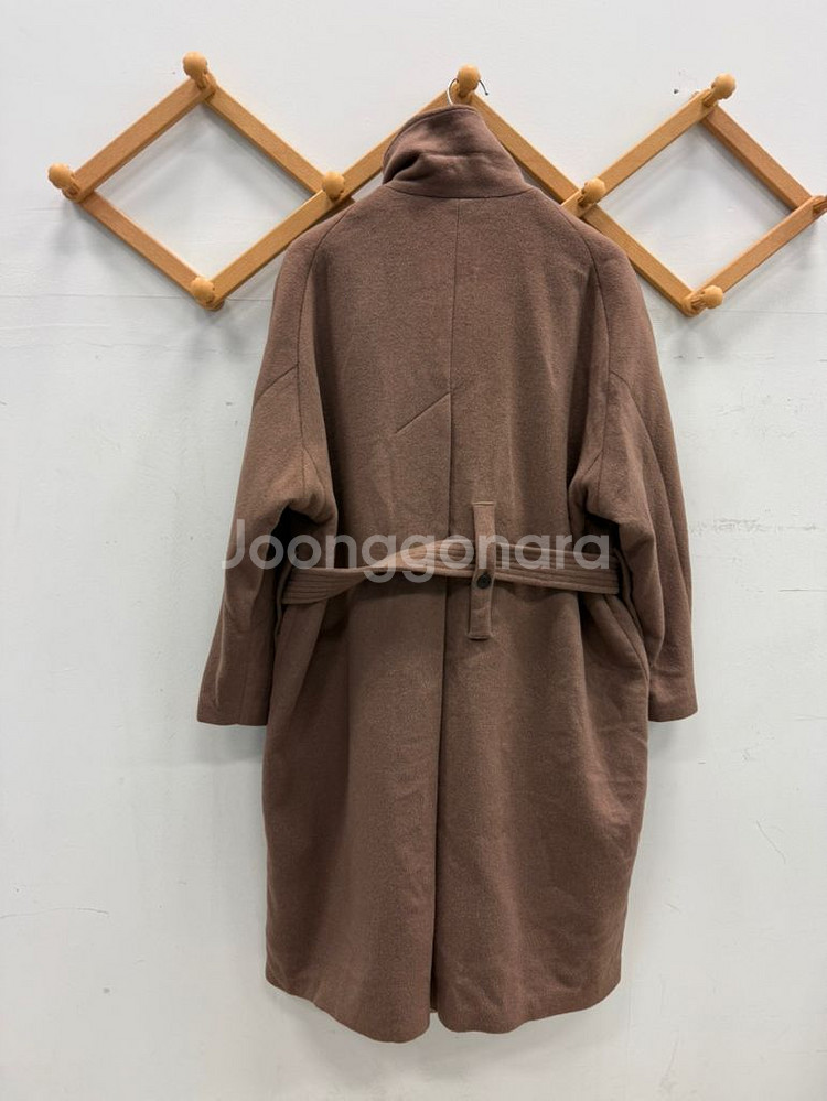 시스템옴므 캐시미어 블렌드 롱코트 오버핏 95~105--2