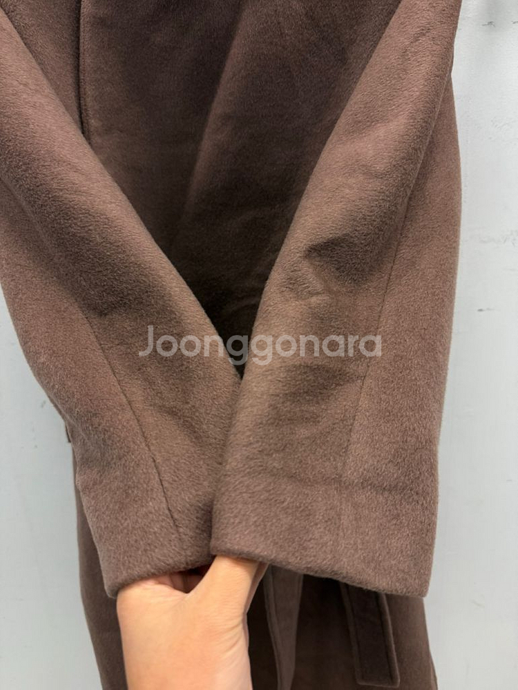 시스템옴므 캐시미어 블렌드 롱코트 오버핏 95~105--3