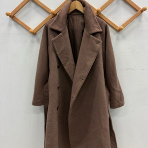 시스템옴므 캐시미어 블렌드 롱코트 오버핏 95~105