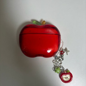 애플 에어팟프로1 사과 케이스 + 키링