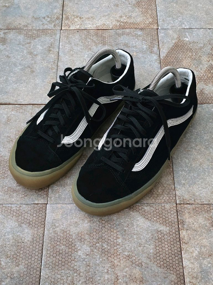 (270)반스 스타일 36 더블 라이트 블랙 마스 스니커즈 운동화--0