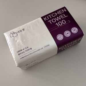 (마지막 재고 정리) 뽑아쓰는 키친타올 100매 x 9팩