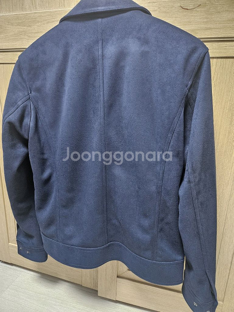 앤듀 남성 스웨이드 트러커 자켓 100 네이비--4