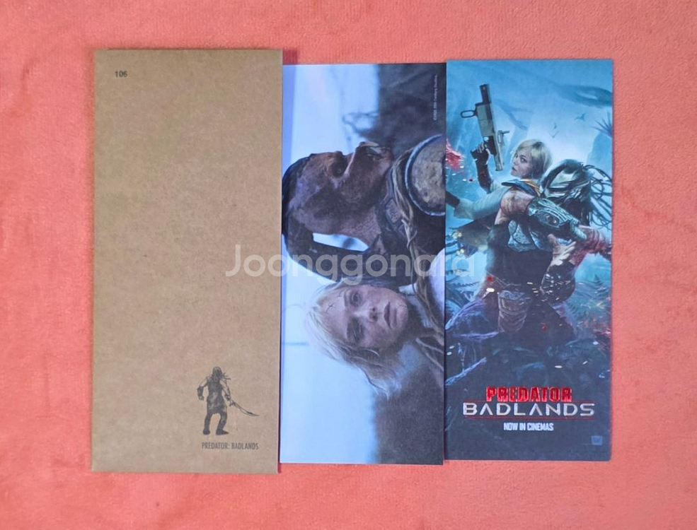 프레데터 죽음의땅 ttt cgv 굿즈 특전--0