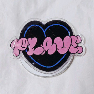 미사용) 삼왜 왜요왜요왜 플레이브 로고 그립톡 스마트톡