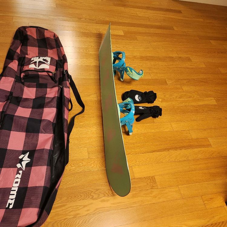 Arbor 스노우보드 데크 144 사이즈와 Burton 바인딩--5