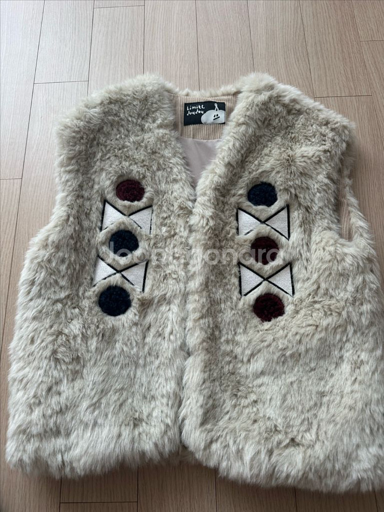 리미떼두두 코트 퍼조끼 xxl--5