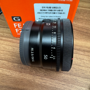 SONY 알파 FE 50mm SEL50F25G 판매합니다