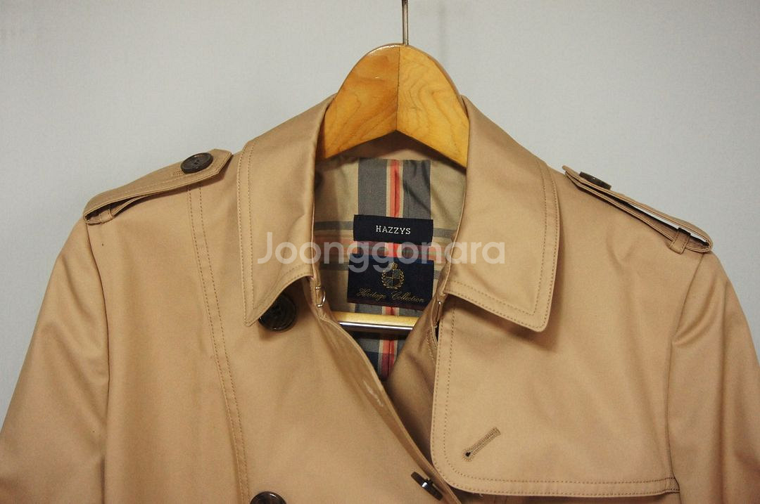 헤지스 브라운 트렌치코트 여성95--1