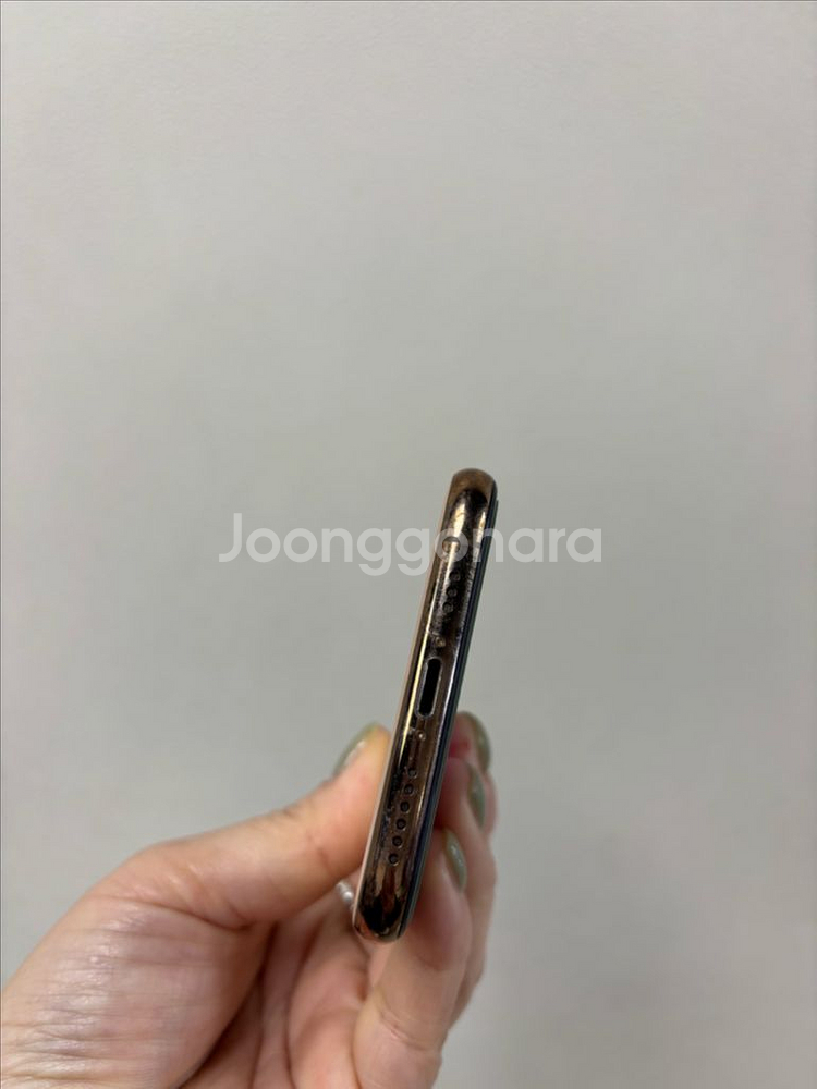 (부산중고폰)아이폰XS 골드 64g 상태최상 판매해요--4