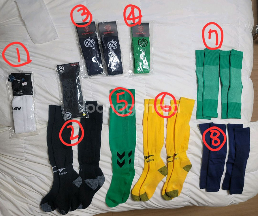 새상품)풋살 축구스타킹 튜브(free)애플라인드 버넥트 아스토레 험멜--0