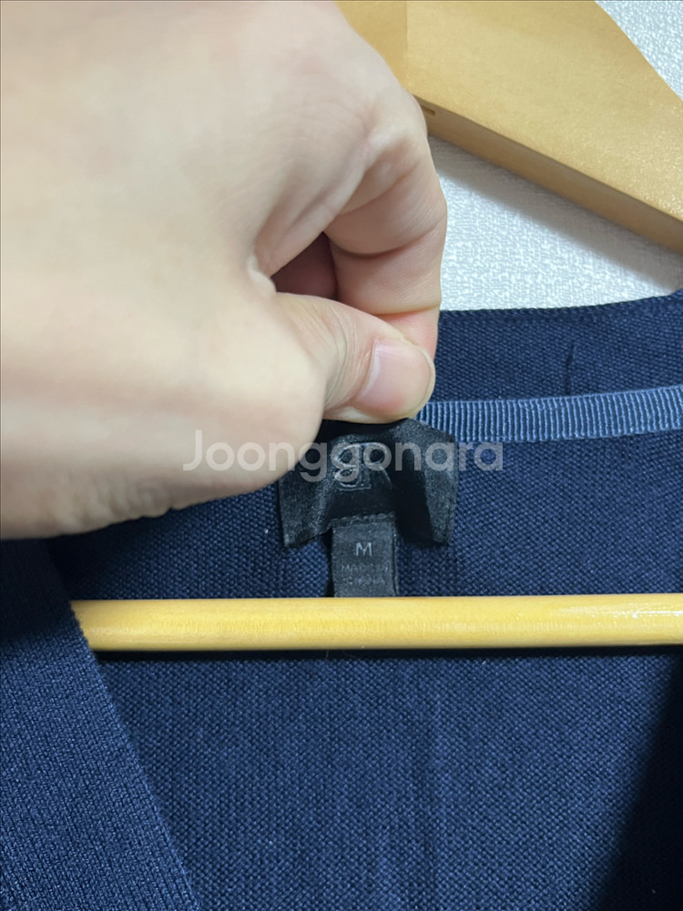 공용 바나나리퍼블릭 실크 캐시미어 브이넥 가디건 M--3