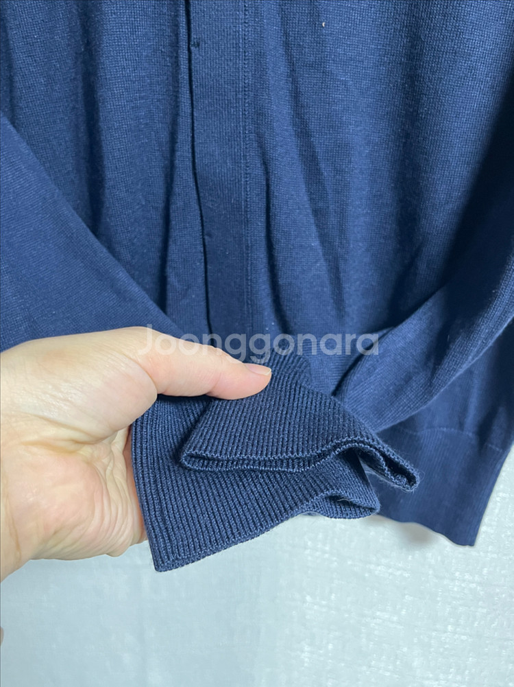 공용 바나나리퍼블릭 실크 캐시미어 브이넥 가디건 M--1