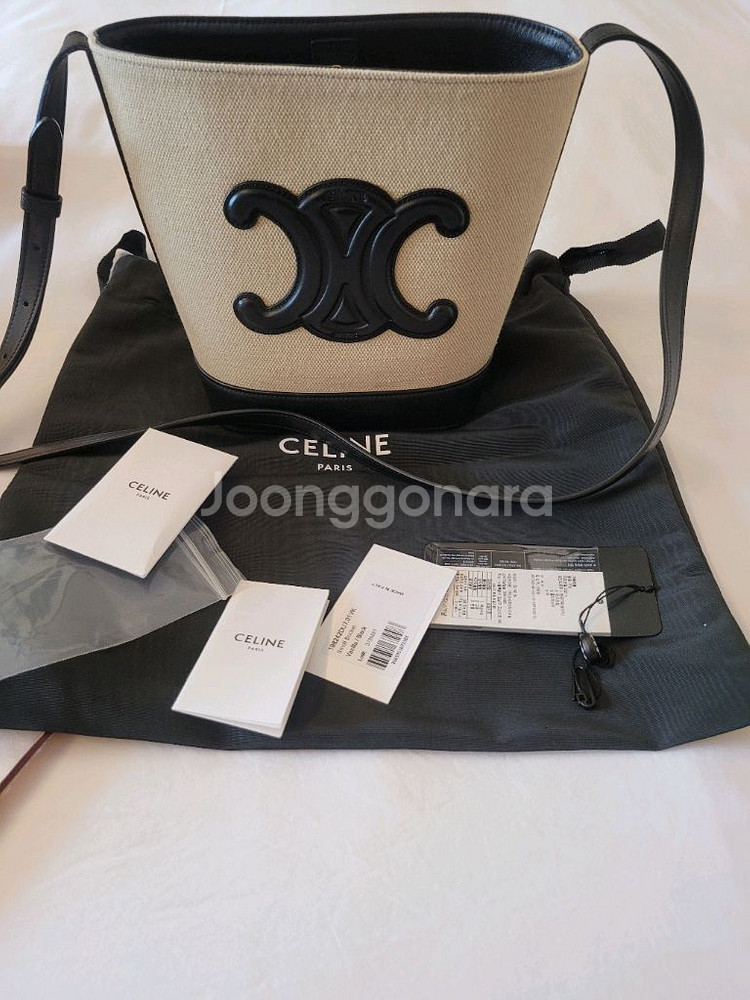 트리오페 캔버스 버킷백--0