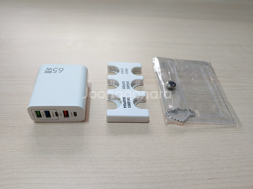 USB 5구 멀티 급속 충전기, 일본 동전케이스--0