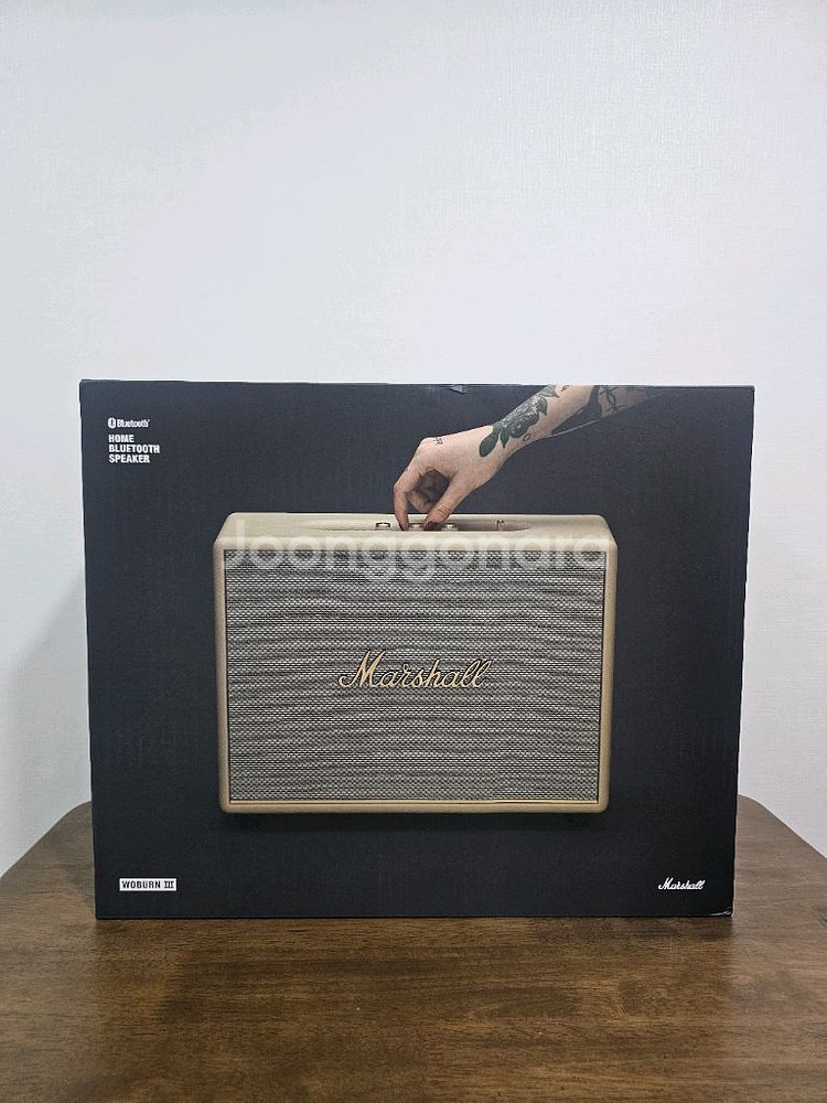 마샬 워번3 정품 스피커 크림 새상품 팔아요--0