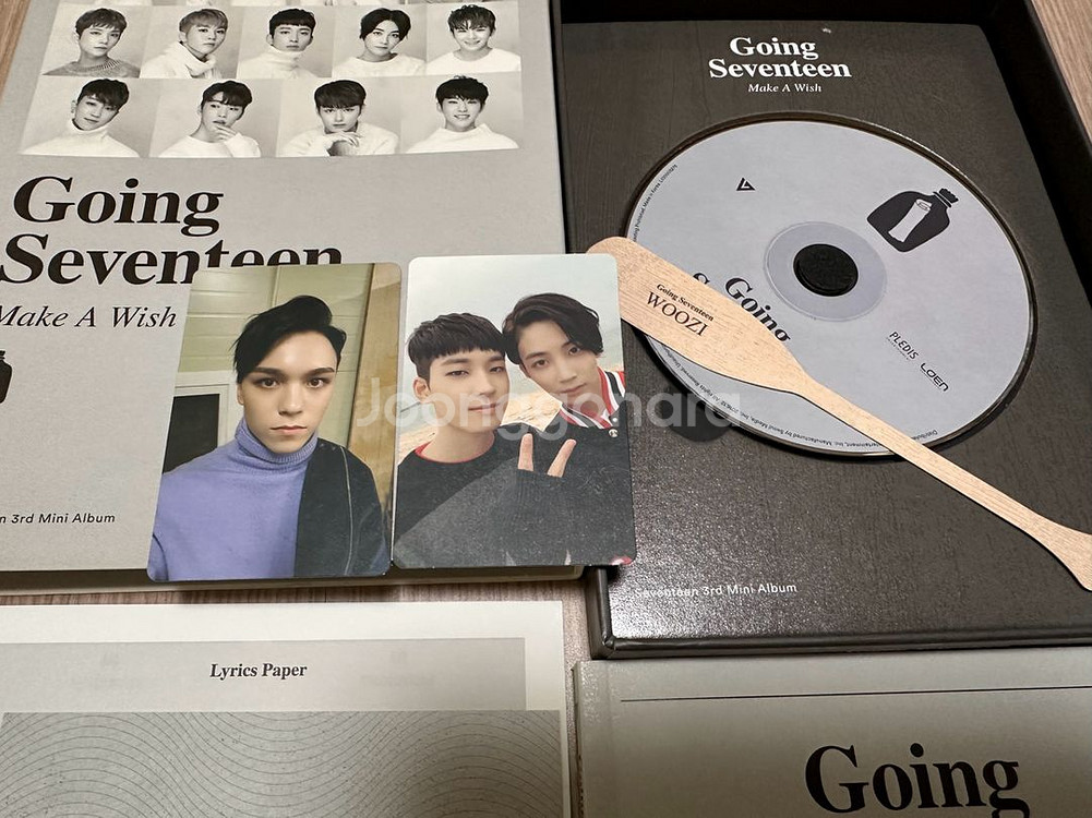 세븐틴 고잉세븐틴 앨범(붐붐) 초판버전--4