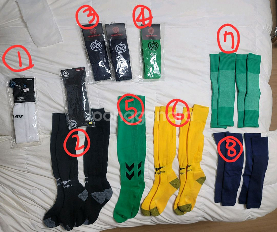 새상품)풋살 축구스타킹 튜브(free)애플라인드 버넥트 아스토레 험멜--0