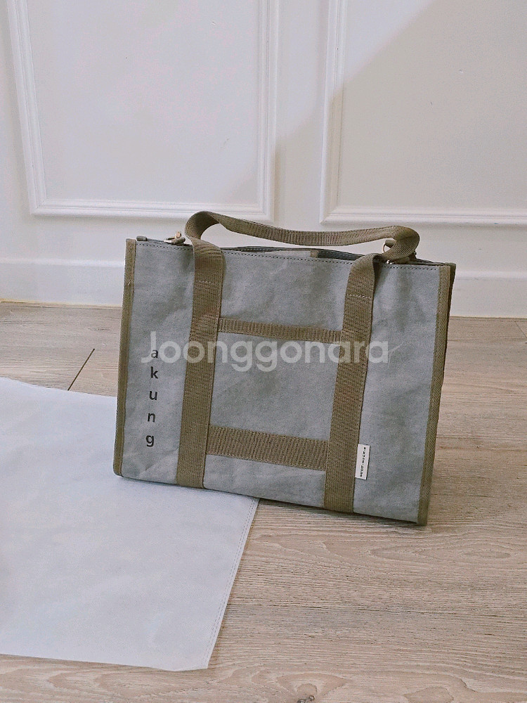 (새거) 기저귀가방 토트백 크로스백 친환경소재 (정가 5만 6천)--1