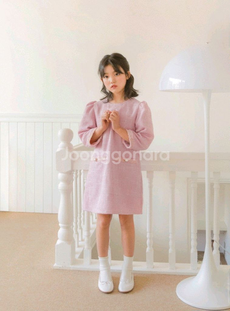 스타일노리터 여아 나쿠 트위드원피스 L(120)사이즈--9