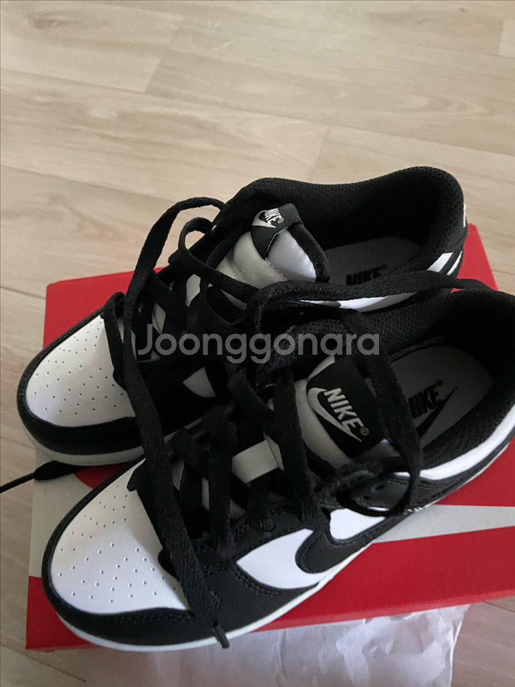 주니어 나이키덩크로우 범고래 200mm 새상품--1