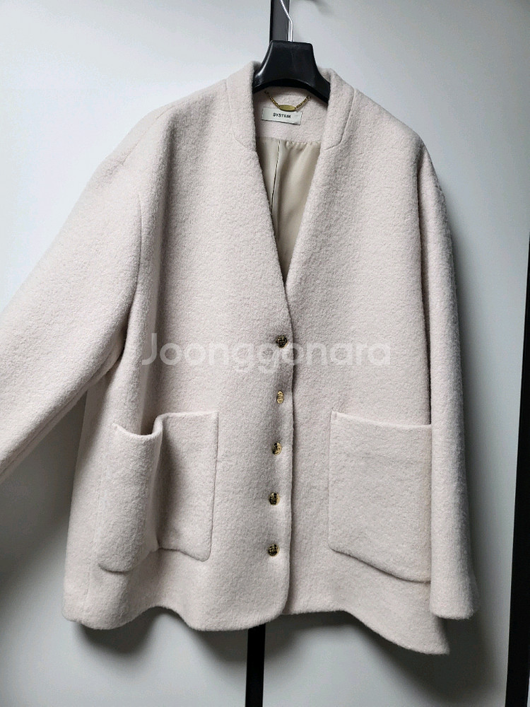 시스템 자켓 코트(양모72% 알파카15%)--1