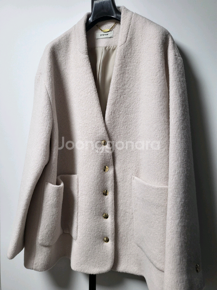 시스템 자켓 코트(양모72% 알파카15%)--0