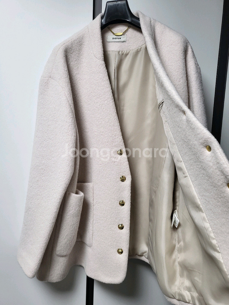 시스템 자켓 코트(양모72% 알파카15%)--4
