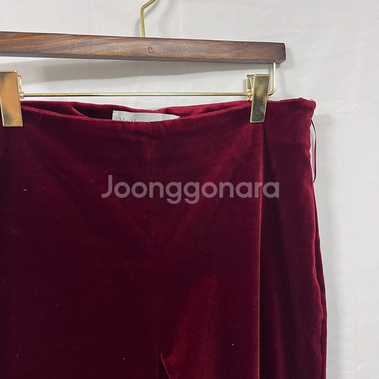 막스마라 (Max Mara) 벨벳 슬랙스 팬츠--2