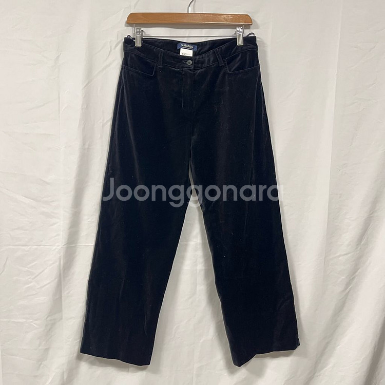 막스마라 (Max Mara) 벨벳 와이드 슬랙스 팬츠--0