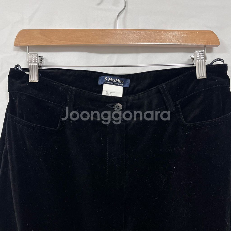 막스마라 (Max Mara) 벨벳 와이드 슬랙스 팬츠--2