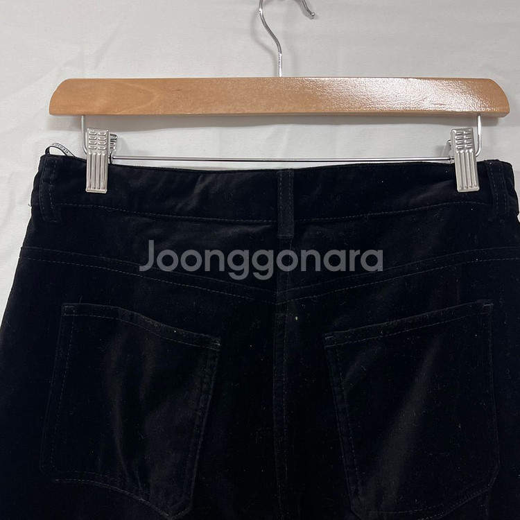 막스마라 (Max Mara) 벨벳 와이드 슬랙스 팬츠--3