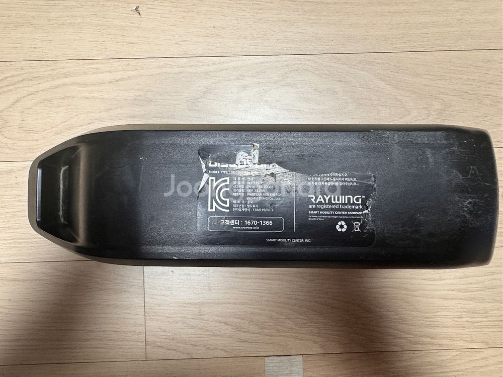 전기자전거 KTX 48V 18.2ah 배터리(레이윙 디스커버리) 및 연결 거치대(신품)--2