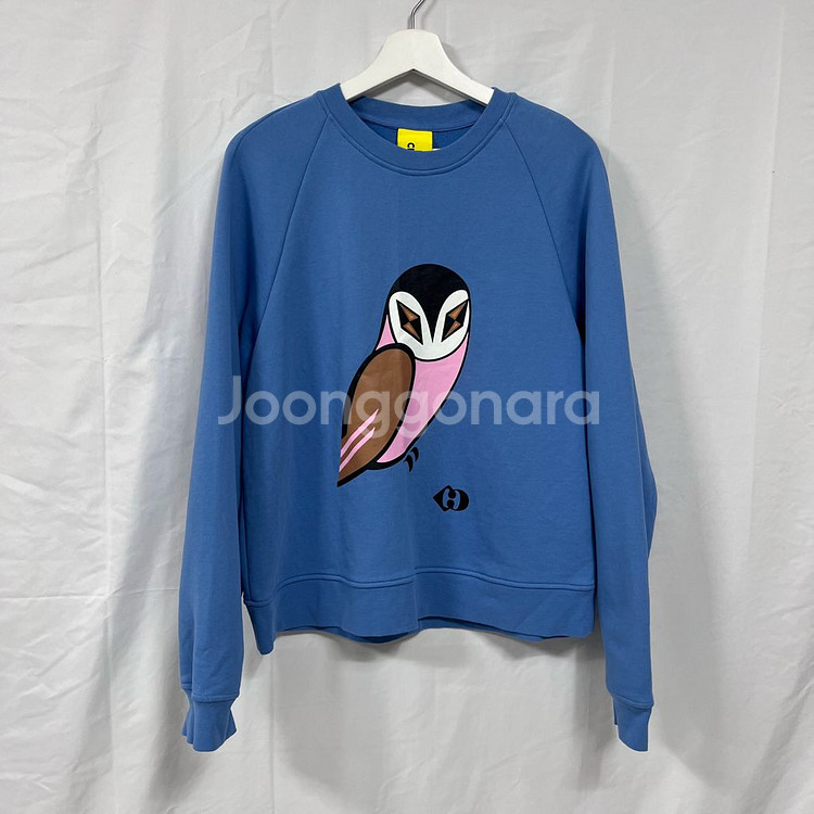 럭키슈에뜨 부엉이 프린트 맨투맨--0