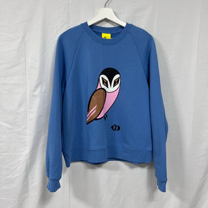 럭키슈에뜨 부엉이 프린트 맨투맨