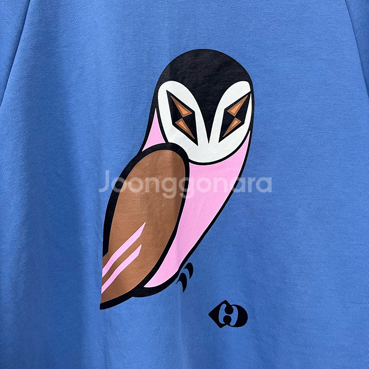 럭키슈에뜨 부엉이 프린트 맨투맨--2