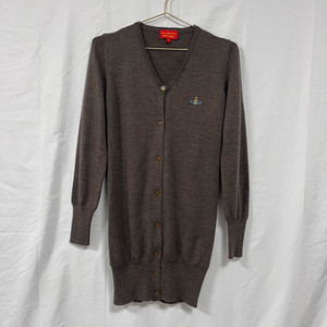 비비안웨스트우드 레드라벨 울 롱가디건