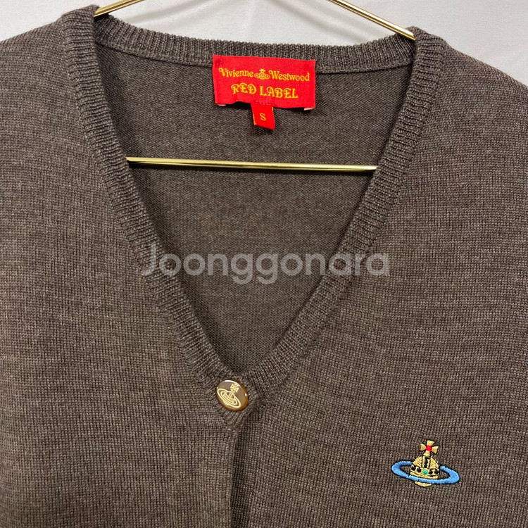 비비안웨스트우드 레드라벨 울 롱가디건--2
