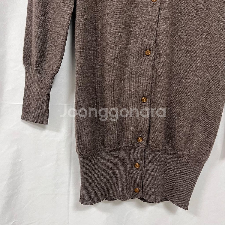 비비안웨스트우드 레드라벨 울 롱가디건--3