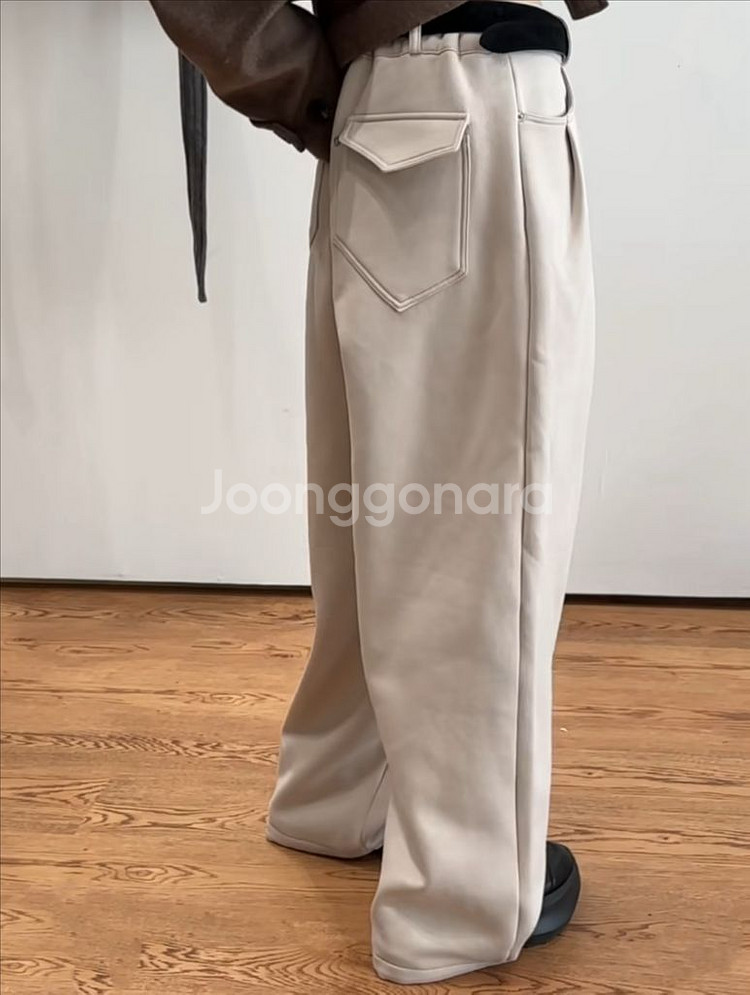 <새상품> 기모 핀턱 팬츠 3color--2