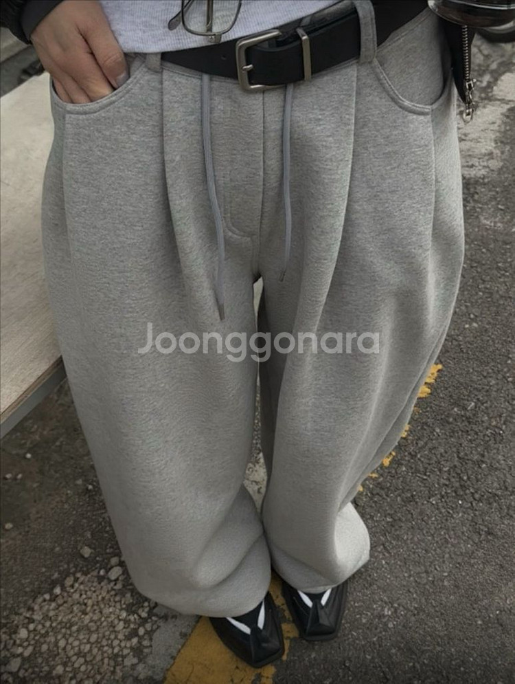 <새상품> 기모 핀턱 팬츠 3color--4