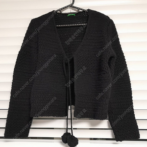 반값포함 베네통 이태리정품 방울 울가디건 니트 스웨터