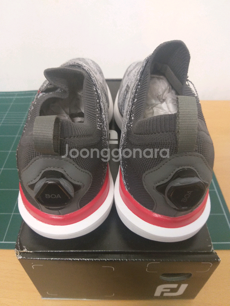 풋조이 정품 남성용 하이퍼플랙스 보아 골프화 295 판매 합니다--5