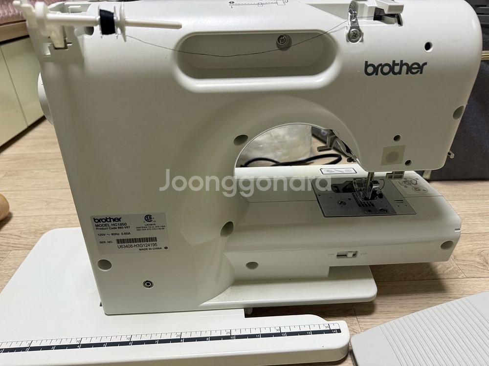브라더 HC1850 재봉틀--4