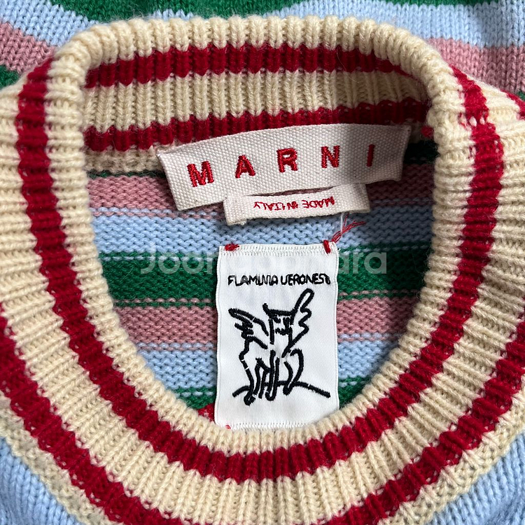 마르니 댄스 버니 니트 스웨터 (남녀공용)--6