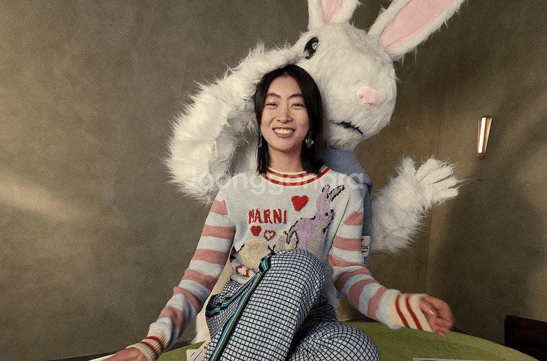 마르니 댄스 버니 니트 스웨터 (남녀공용)--1