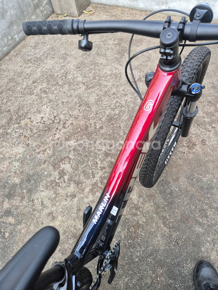 트렉 마린6 레드 MTB 하드테일 자전거--3