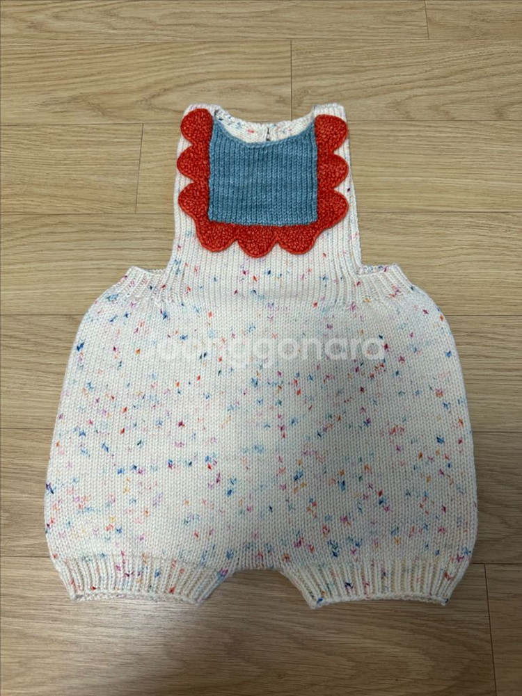 미샤앤퍼프 스캘롭 빕 롬퍼 18-24--0