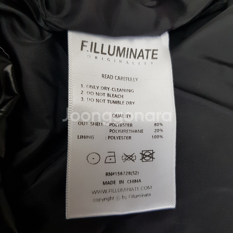 필루미네이트 유광 숏패딩 M 사이즈--4